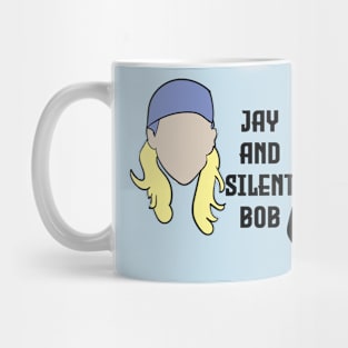 Retro Jay and Silent Bob Fan Art Design Mug